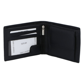 Kožená pánská černá peněženka - ItParr