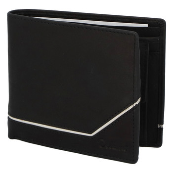 Pánská kožená peněženka černá - Delami Tirasen