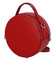 Malá červená elegantní dámská kožená kabelka - ItalY Husna