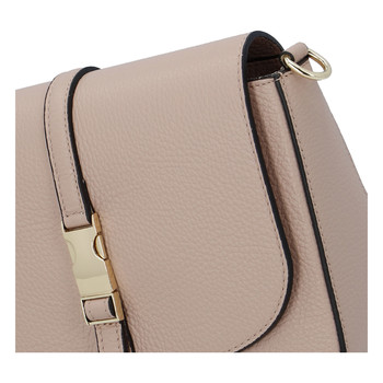 Dámská kožená crossbody kabelka camel - ItalY Neul