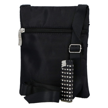 Textilní černá unisex crossbody kapsička - Sanchez F85