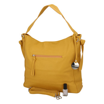 Dámská kabelka přes rameno žlutá - DIANA & CO Franzina