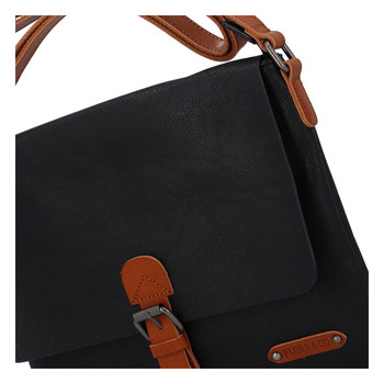 Dámská crossbody kabelka černá - FLORA&CO Jacuza