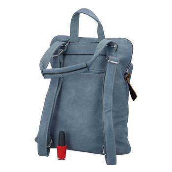 Dámský městský batoh kabelka bledě modrý - Paolo Bags Buginni
