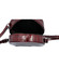 Módní stylová crossbody kabelka bordo - Marco Tozzi Kroko