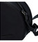Módní stylová crossbody kabelka černá hladká - Marco Tozzi Kroko