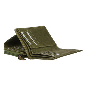 Dámská kožená peněženka zelená - Tomas Pierluigi