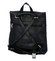 Dámský kožený batůžek kabelka černý - ItalY Francesco Small