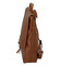 Dámský kožený batůžek kabelka hnědý - ItalY Francesco