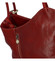 Dámská kožená kabelka batoh červená - ItalY Lazzy