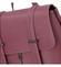 Dámský kožený batoh fialově růžový - ItalY Waterfall
