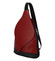 Dámský kožený batůžek červený - ItalY Strap