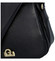 Luxusní dámská kožená kabelka černá - Hexagona Francesca