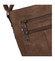Dámská crossbody kabelka tmavá camel - Romina Sara