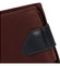 Hladká pánská hnědá kožená peněženka - Tomas 76VT