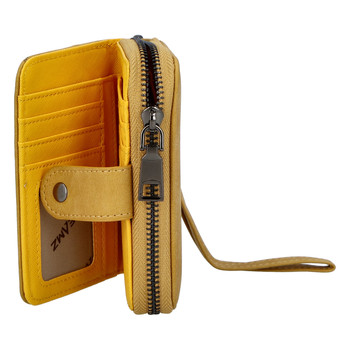 Dámská praktická tmavě žlutá peněženka - Just Dreamz Erin