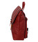 Dámský módní městský batoh červený - FLORA&CO Dilema