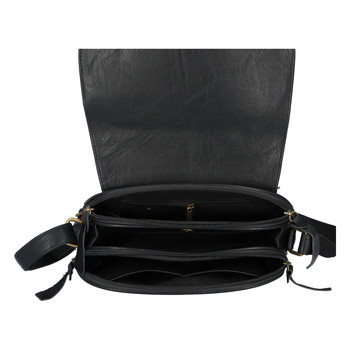 Dámská crossbody kabelka černá - Paolo Bags Irma