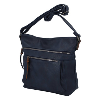 Dámská crossbody kabelka tmavě modrá - Paolo Bags Skule