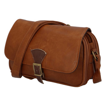 Dámská crossbody kabelka hnědá - Paolo Bags Irma