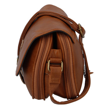 Dámská crossbody kabelka hnědá - Paolo Bags Irma