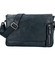 Luxusní kožená taška přes rameno tmavě modrá - Tomas Kygo