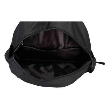 Praktický látkový batoh černý - Coveri Kane