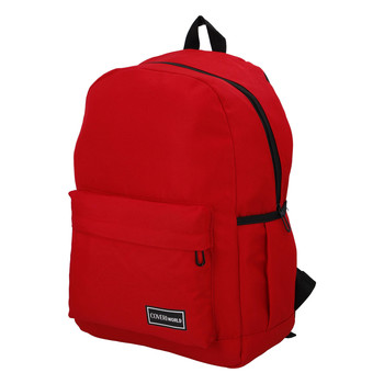 Praktický látkový batoh červený - Coveri Kane