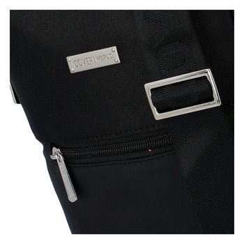 Moderní pánská taška na doklady černá - Coveri Liam