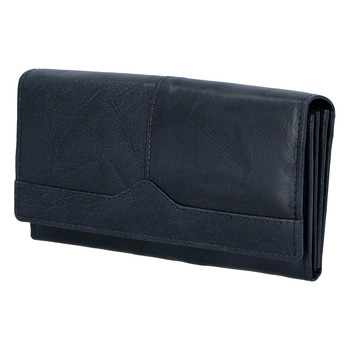 Dámská kožená peněženka tmavě modrá - Tomas Slat