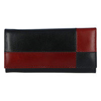 Dámská kožená peněženka černo červená - Tomas Farbe