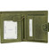 Elegantní kožená peněženka zelená se vzorem - Tomas Pilia