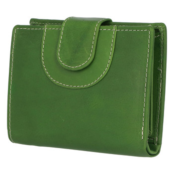 Elegantní kožená peněženka zelená - Tomas Pilia