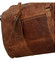 Kožená cestovní taška světle hnědá - Greenwood Cooper
