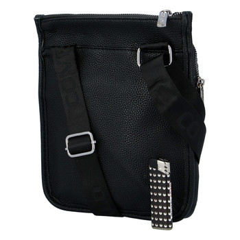 Moderní pánská crossbody taška černá - Coveri Matthew