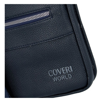 Moderní pánská crossbody taška modrá - Coveri Matthew