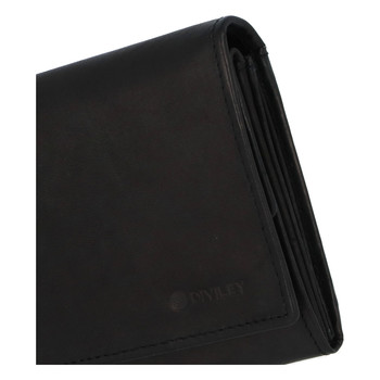 Dámská kožená peněženka černá - Diviley 4000M