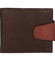 Pánská kožená peněženka tmavě hnědá - Delami 11816