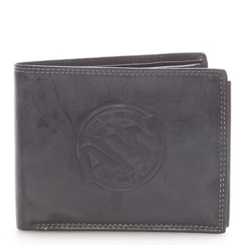 Pánská kožená peněženka černá - WILD Beaufort