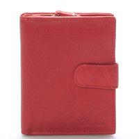 Dámská kožená peněženka červená - Delami Celestiel