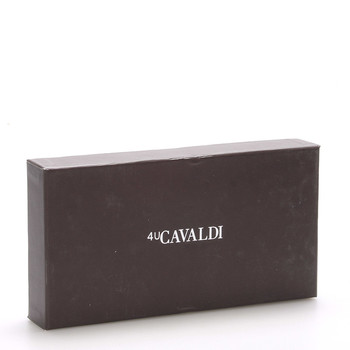 Dámská polokožená modrá peněženka - CAVALDI cav36