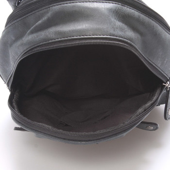 Dámský módní batůžek černý - Piace Molto Cammi
