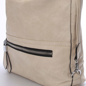 Dámská crossbody kabelka béžová - Delami Francina