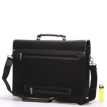 Pánská business aktovka černá - Hexagona Jasper