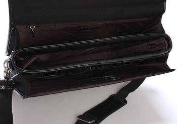 Pánská business aktovka černá - Hexagona Jasper