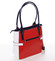 Dámská kabelka přes rameno červeno bílo modrá - Delami Chayse