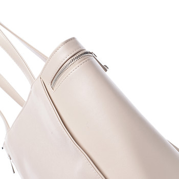 Elegantní kabelka přes rameno béžová - Delami Tallis
