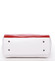 Elegantní kabelka přes rameno červeno bílá - Delami Tallis