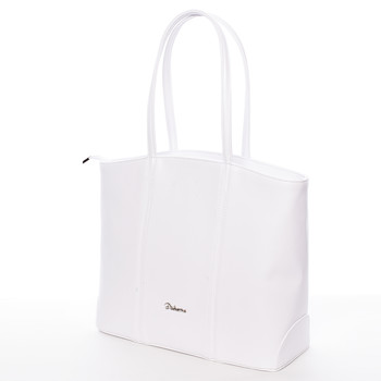 Dámská luxusní kabelka přes rameno bílá - Delami Yvonne