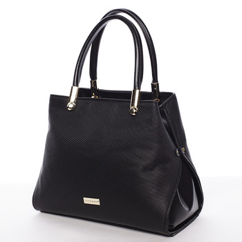 Dámská luxusní kabelka černá - Delami Laura Biaggi